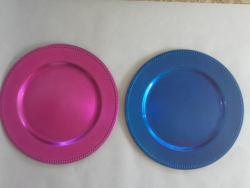 Colorful Plate Chargers